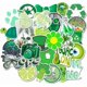 thumbnail image 2 of Colorful Aesthetic Stickers for Girls Waterproof Cute Stickers 50-Pack Water Bottle Laptop Phone Stickers for Teens (Green), 2 of 4