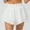 White, variant on hoksml Beach Skirt,Women's Fake Two-piece Running Casual Summer Sports Exercise Cycling Shorts Gym Yoga Tennis Skirt (including Pocket)