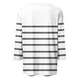 thumbnail image 3 of Cilsoka 3/4 Sleeve T Shirts for Women Work T Shirts for Women Womens Tops Casual Petite Plus Size Graphic Tees for Women Cotton Long Sleeve Shirts for Women Plus V-Neck My Orders, 3 of 4