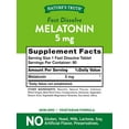 thumbnail image 3 of Melatonin 5 mg | 180 Fast Dissolve Tablets (2 X 90 Twin Pack) | Nighttime Sleep Aid | Berry Flavor | by Nature's Truth, 3 of 5