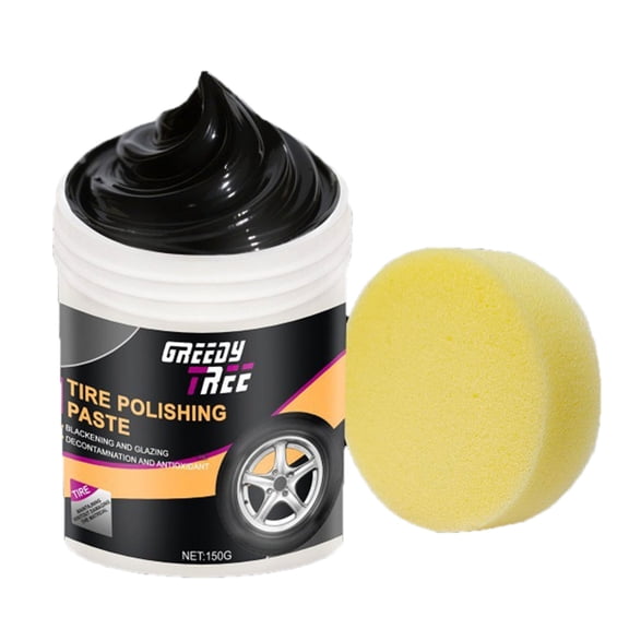 Zeiwohndc 150G Car Tire Rubber Trim Protector Gel Paste Long Lasting Shine