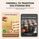 thumbnail image 5 of Organizador de huevos para refrigerador con ruedas automáticas de 4 niveles con capacidad para 30 huevos, dispensador que ahorra espacio para mantener la frescura y facilitar el acceso,, 5 of 7
