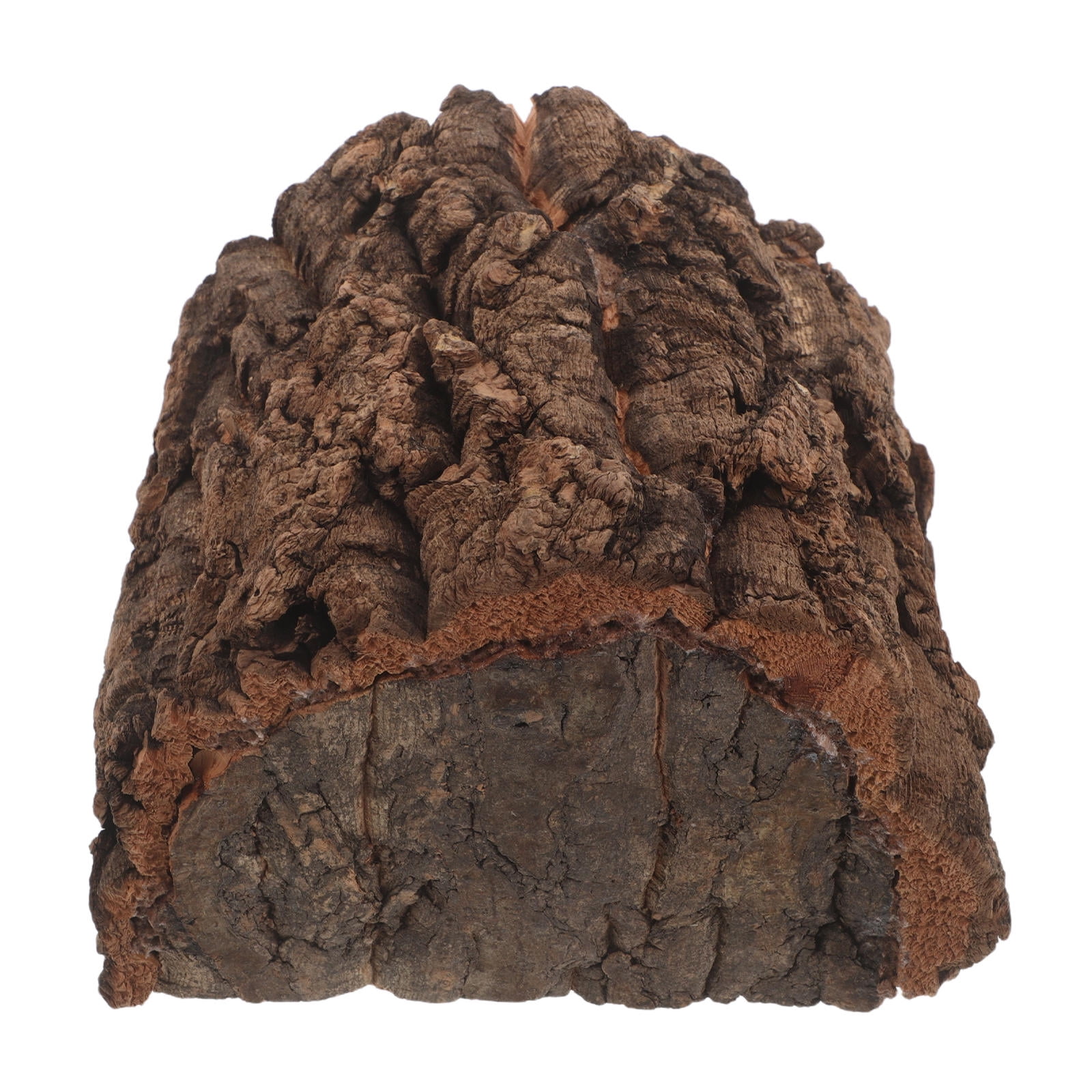 WEAVILUX Reptile Hideout Coffee Cork Bark Cave Natural Shelter for Geckos and Small Lizard Enclosures