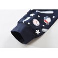 thumbnail image 7 of FEDPOP Kids Baseball Graphic Pajamas 2-Piece Long Sleeve Cotton Sleepwear Set Size 4T, 7 of 7