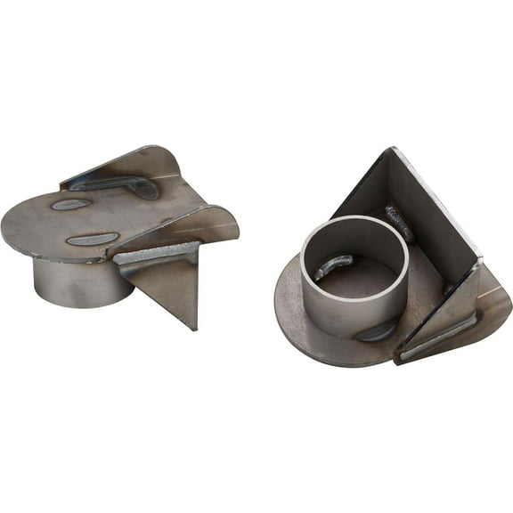 Speedway Motors Upper Weld-On Coil Spring Mounts Pair Universal Fit Heavy Duty Steel for Coil Spring Suspensions Accepts 3-1/4 to 4-3/8 Inch Springs