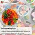 thumbnail image 5 of NY Spice Shop 3D Gummy Chubby Bears - 1 Pound - Jelly Filled Gummies Candy - Jelly Filled Gummy Bear - Plump Gummie Bear - Crystal Candy Bulk, 5 of 6
