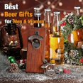 thumbnail image 5 of ZHAOCHENG Regalos para hombres y papás, abridor de botellas de cerveza magnético montado en la pared, regalo de cumpleaños de aniversario para, 5 of 5