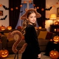 thumbnail image 3 of SUYOLL Halloween Bendable Plush Tail, Furry Tail With Heart Tip Animal Tail Accessory for Halloween Cosplay Costume, 3 of 8