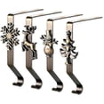 thumbnail image 1 of 4pcs Christmas Chimney Hook Stocking Holders 10.5*10cm, 1 of 2