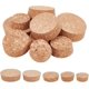 thumbnail image 1 of 10 tapones de corcho para botellas, de madera, cónicos, de 5 tamaños, para vino, cerveza, botellas de vidrio y adornos., 1 of 6