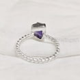 thumbnail image 6 of Natural Amethyst Ring, Rough Amethyst Gemstone Ring, Feb Birthstone, Twisted Band, 925 Sterling Silver, Womens Ring, Christmas, Thanksgiving, Handmade, Statement Jewelry, Rough Gemstone Jewelry, 6 of 6