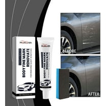 Ikohbadg Car Scratch Repair Glue with Polishing Maintenance, Instant Scratch Remover for Auto Paint Restoration, Vehicle Scratch Removal Kit with Sponge and Glue