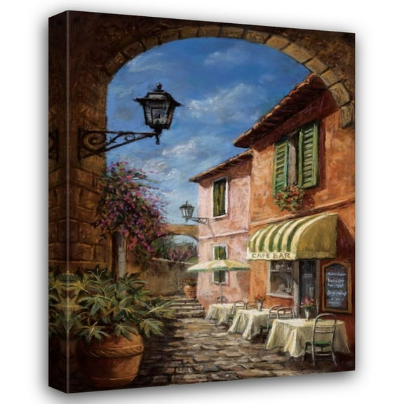 Malcolm Surridge 19x24 Gallery Wrapped Canvas Wall Art Titled - Through the Archway