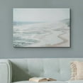 thumbnail image 3 of PixonSign Canvas Print Wall Art Misty Fog Coastal Beach Shore Nature Wilderness Illustrations Fine Art Decorative Farmhouse/Country Relax/Calm/Cozy Multicolor Zen for Bedroom - 12"x18", 3 of 5
