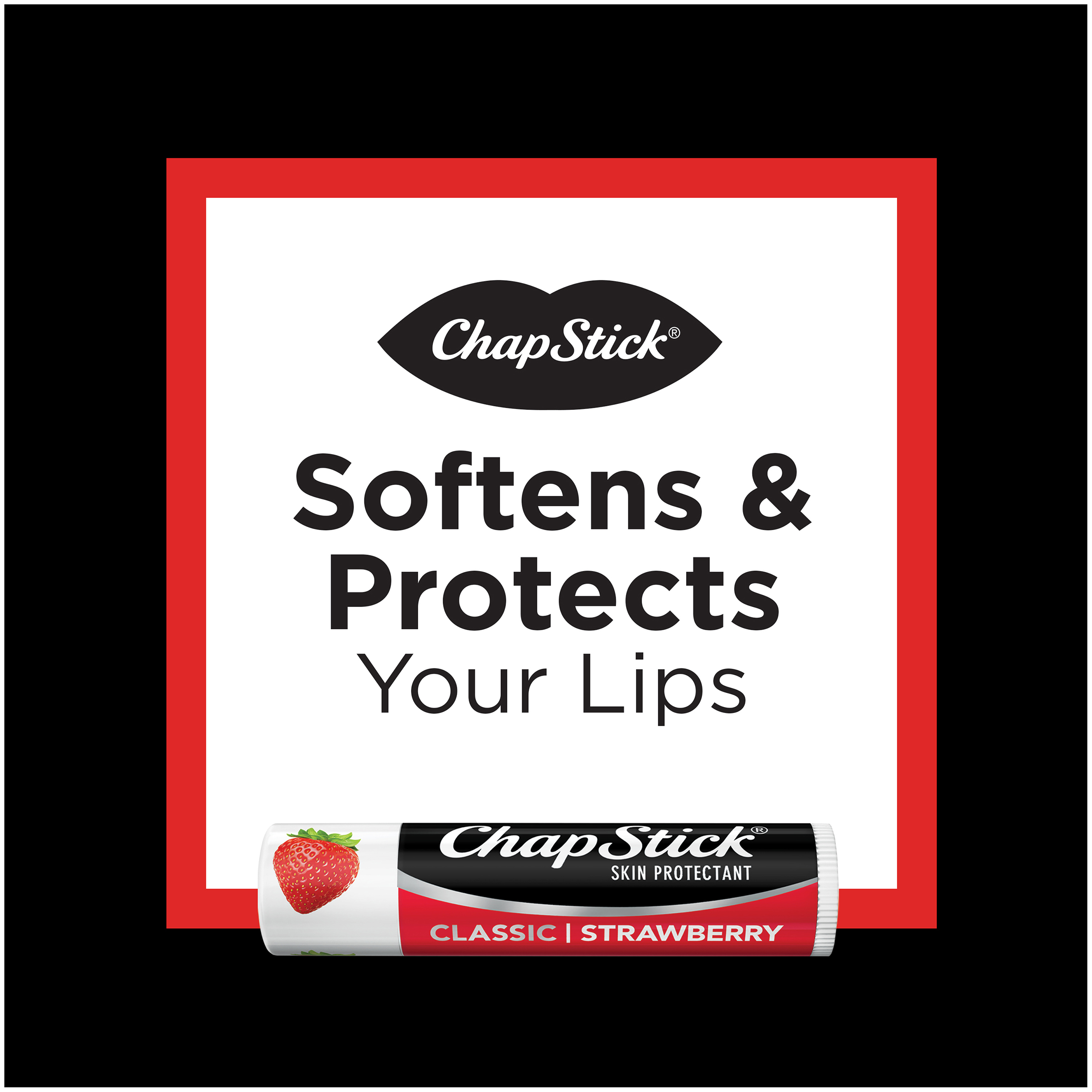 ChapStick Classic Strawberry Lip Balm Tubes - 0.15 oz (Pack of 3) - image 8 of 12