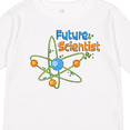 thumbnail image 4 of Inktastic Future Scientist with Atom Boys or Girls Long Sleeve Toddler T-Shirt, 4 of 5