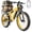 Yellow, variant on EOEOTWO 26"x4.0 Fat Tire Electric Bike for Adults, 1500W Motor 48V 17.5Ah Battery, Full Suspension Mountain Ebike, 34 MPH Fast E-Bike 60 miles Pedal Assist, UL 2849 Certified