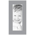 thumbnail image 2 of ArtToFrames 8x15" Silver Custom Mat for Picture Frame with Opening for 4x11" Photos. Mat Only, Frame Not Included (MAT-226), 2 of 5