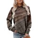 thumbnail image 1 of Gibobby Sudadera oversize mujer Sudadera para mujer linda camisa de otoño con cuello redondo(Marrón,G), 1 of 5