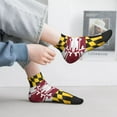thumbnail image 6 of Women Men Athletic Socks Flag Of Maryland Cushioned Quarter Ankle Socks, 6 of 7