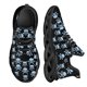 thumbnail image 1 of Nuevas zapatillas gruesas para mujer, bonitas zapatillas de plataforma con calaveras azules, cómodas zapatillas vulcanizadas para mujer, zapatos de mujer, 1 of 6