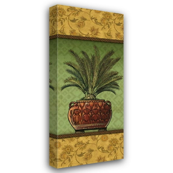 Charlene Audrey 12x24 Gallery Wrapped Canvas Wall Art Titled - Tropical Plants II