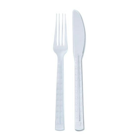 

Packnwood 210CV9K2T 7.5 in. First Class Kit with 2 Fork & Knife Clear