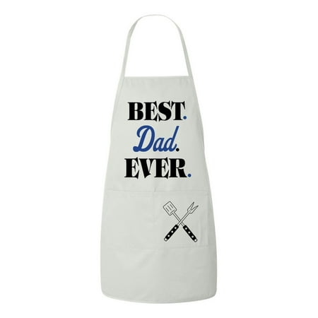 

Fasciino - Best (Dad Mom Aunt Uncle Grandma Grandpa) Ever Apron with two pockets for Kitchen BBQ Cooking Baking Crafting