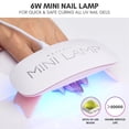 thumbnail image 4 of Makartt Lámpara de uñas LED UV: Luz UV para uñas de gel, 6W Mini USB Lámpara portátil Secado rápido Esmalte de gel Luz de curado Temporizador 60S Secador Manicura para salón de uñas Hogar DIY, 4 of 5