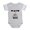 Heather Gray, variant on CafePress - Pool Rack Em - Cute Infant Baby Football Bodysuit