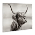 thumbnail image 2 of Stupell Industries Rustic Lodge Horned Highland Cow Gazing Canvas Art, 20 x 16, by Julia Frost, 2 of 8