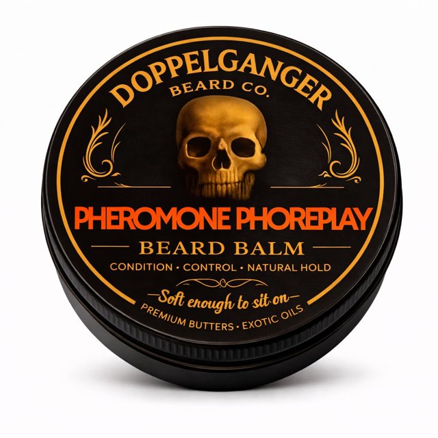 Bálsamo para barba Doppelganger Pheromone Phoreplay, fijación ligera