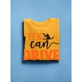 thumbnail image 3 of Yes I Can Drive A Stick Sweatshirt Women -Image by Shutterstock, Female Medium, 3 of 4