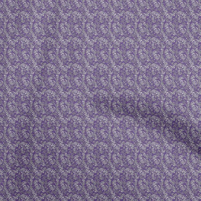 oneOone Velvet Purple Fabric Asian Block Print Craft Projects Decor Fabric Printed By The Yard 58 Inch Wide