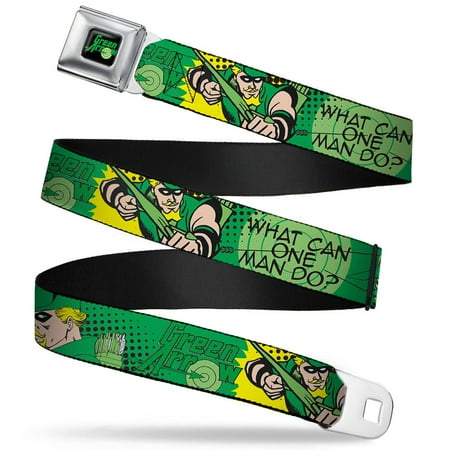 Standard 1 Seat Green Arrow Logo Full Color Black Green Arrow Poses What Can One Man Do? Seatbelt Belt Standard ()