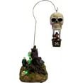 thumbnail image 4 of Animated Skull Balloon Ride  Figurine | Spooky Town Collection Accessories with Multi-Color LED, Motion and Sound | 14.13 Inch, 4 of 14