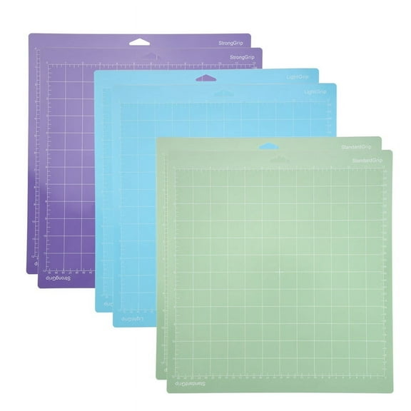 Cutting Mats for /Maker 3/Explore 3/ Air 2/Air, 6 Pack(12X12 Inch, Standard Grip/Ligh xc9070