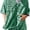 Green, variant on ZANKLEY Womens 2 Piece Knit Lounge Set Oversized V Neck 3/4 Sleeve Top and High Waisted Shorts