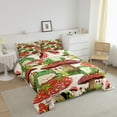 thumbnail image 3 of Erosebridal Animal Frog Bedding Sets King With Comforter,Red Mushroom Comforter Sets King Size,Botanical Decor,Reversible,Ultra Soft,3-Piece, 3 of 8