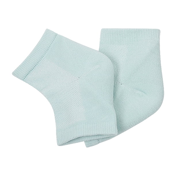 Par de calcetines hidratantes para talones secos y agrietados, gel reparador para talones agrietados, hidratante para pies secos de mujer, calcetines hidratantes para talones.