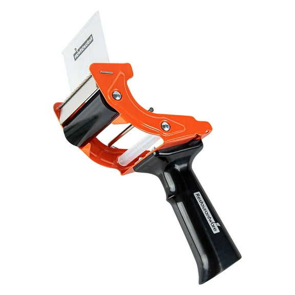 Handy Tek Orange Heavy-Duty Tape Dispenser Gun - 3" - 10 count box