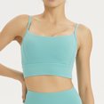 thumbnail image 1 of Ropa interior deportiva de otoño, ropa de yoga para mujer, ropa de belleza para la espalda, tirantes finos, chaleco deportivo de una pieza sin costuras, sujetador de fitness, 1 of 3