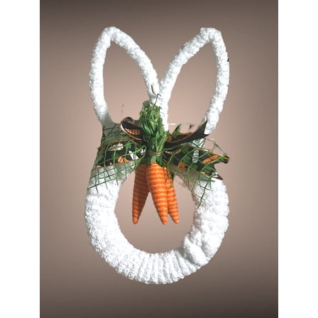 Easter Bunny Carrot Wreath, Easter Wreath, Easter Decor