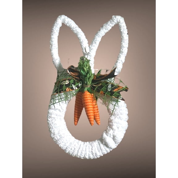 Easter Bunny Carrot Wreath, Easter Wreath, Easter Decor