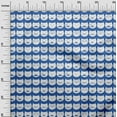 thumbnail image 2 of oneOone Polyester Lycra Blue Fabric Cat Face Animal Craft Projects Decor Fabric Printed By The Yard 56 Inch Wide, 2 of 4