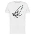 thumbnail image 1 of Happy Octopus Cartoon Mascot T-Shirt Men -Image by Shutterstock, Male 3X-Large, 1 of 2
