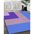 thumbnail image 2 of Ahgly Company Indoor Rectangle Patterned Purple Mimosa Purple Area Rugs, 2' x 3', 2 of 6