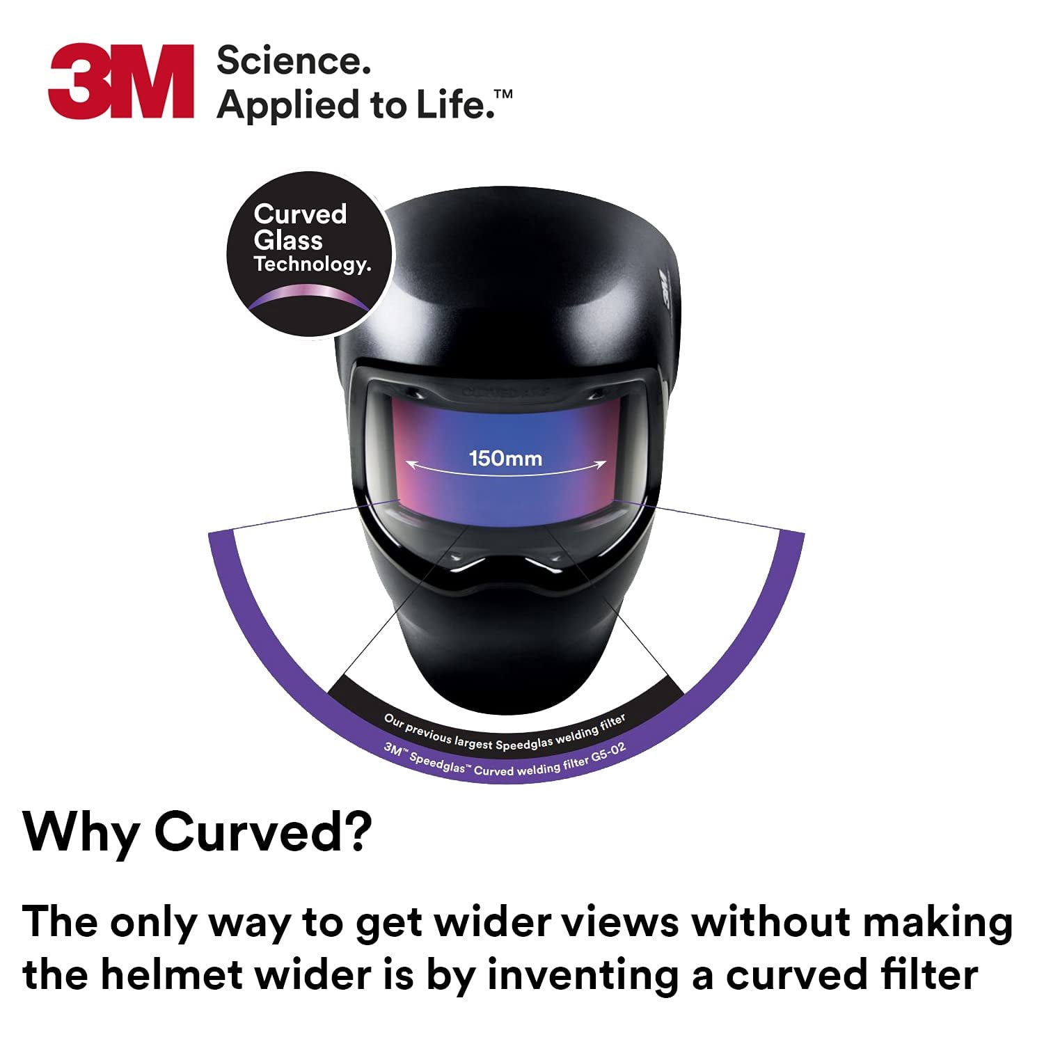 3m Welding Helmet,Black  08-0100-50iC