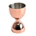 thumbnail image 2 of Jigger de cóctel, vaso de onza, elegante, de doble cabezal, práctico, de acero inoxidable Oro, 2 of 9