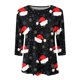 thumbnail image 4 of Ichuanyi liquidación de la moda femenina de la moda holgada 3/4 mangas blusa redonda de cuello redondo ICHUANYI WER202308212164, 4 of 4